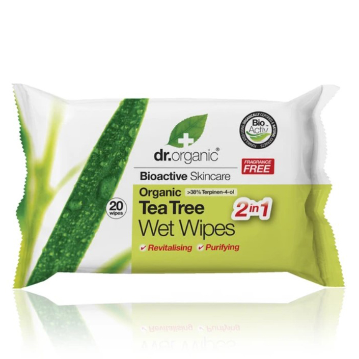 Organic Tea Tree Wet Wipes Reinfann