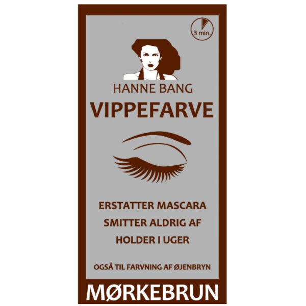 Vippefarve Mørkebrun