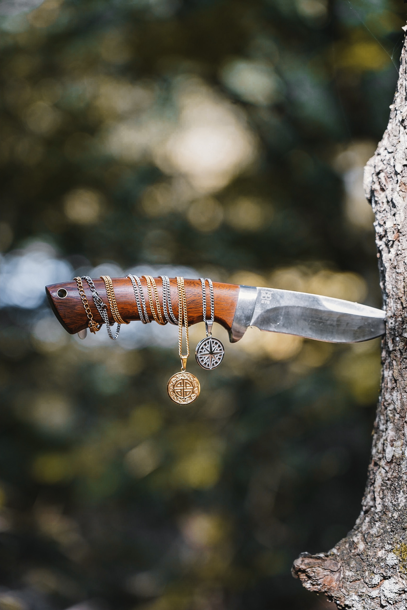 Northern Legacy Compass 2.0 Hálsketa Silvrað Reinfann