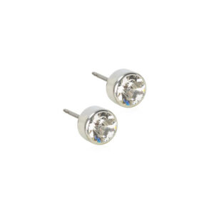 Bezel Crystal Oyraringar Titanium 6 mm
