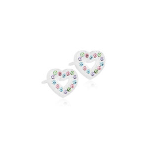 Brilliance Heart Hollow Oyraringar Medisinskt Plastikk 10 mm