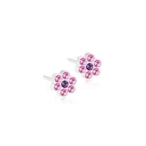 Daisy Light Rose / Amethyst Oyraringar Medisinskt Plastikk