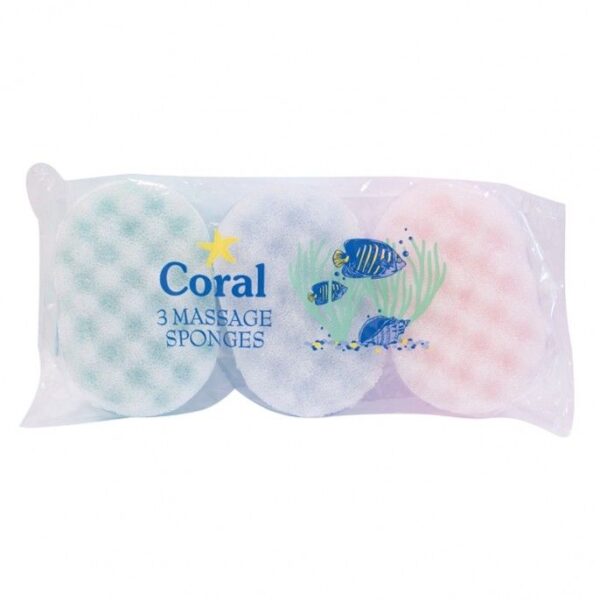 Coral Massage Svampar 3 stk