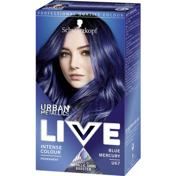 LIVE Urban Metallics Hárliting U67 Blue Mercury