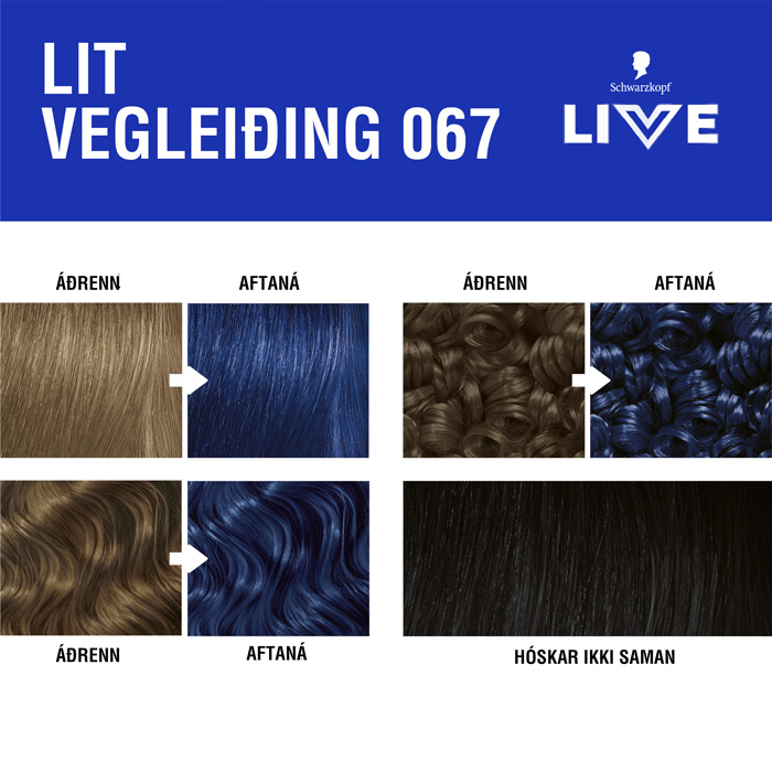 LIVE Intense Colour Hárliting U67 Blue Mercury - Image 3