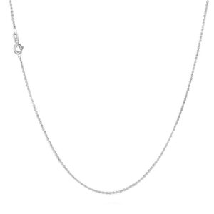 Akker Facet Hálsketa Silvur 0,4 mm / 38 cm