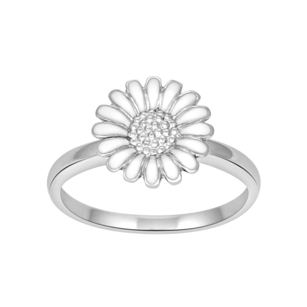 Marguerit Ringur Silvur 10 mm