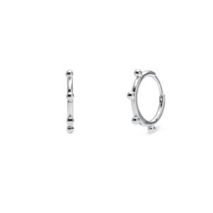 &Copenhagen Small Drop Hoops Oyraringar Silvur