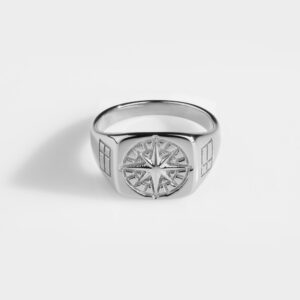 Northern Legacy Compass Signature Ringur Stál