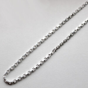 Akker Facet Hálsketa Silvur 1,2 mm / 45 cm