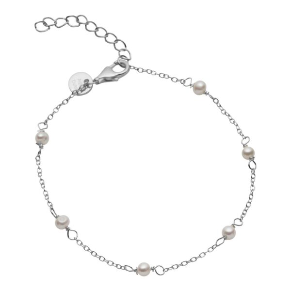 Aqua Dulce Pearly Armband Silvur 4102