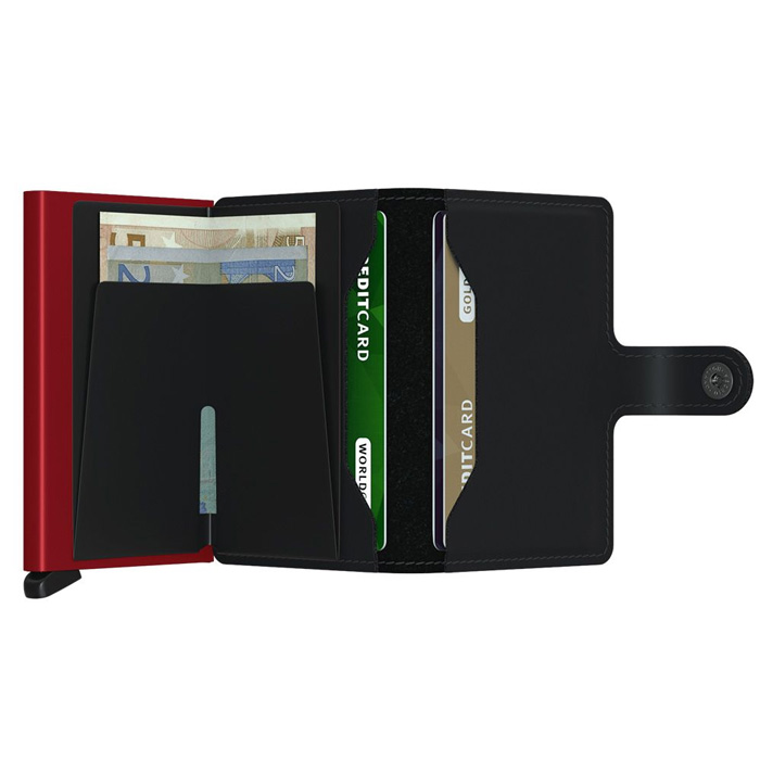 Miniwallet Matte Black & Red - Image 3