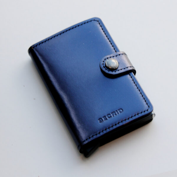 SECRID Miniwallet Metallic Blue