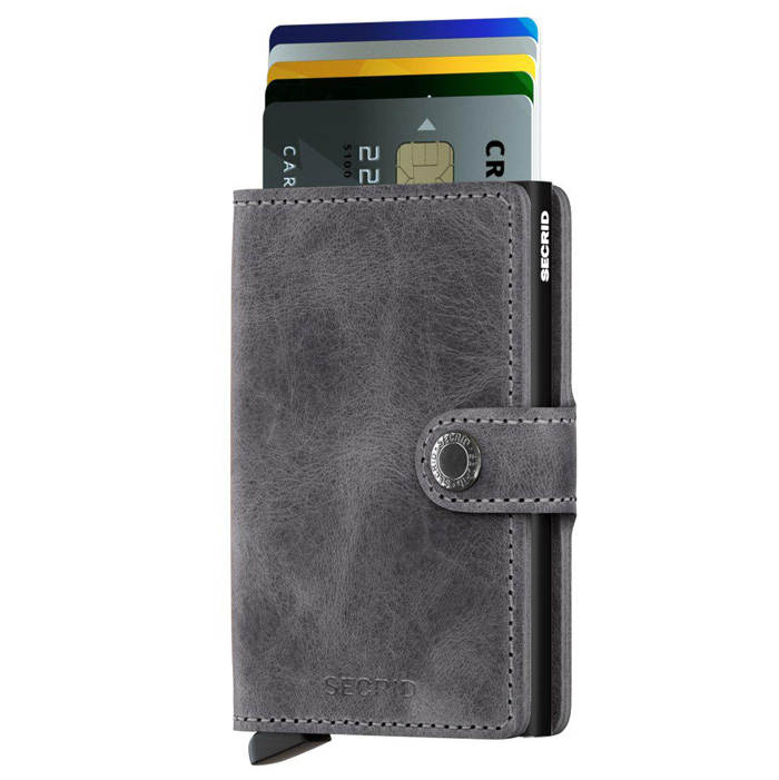 Miniwallet Vintage Grey-Black - Image 4