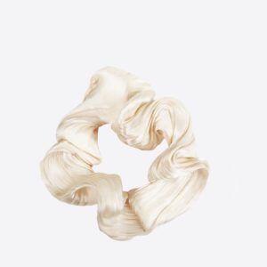 Sistie Hárlastikk Scrunchie Silk Cream