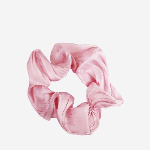 Sistie Hárlastikk Scrunchie Silk Ljósareytt