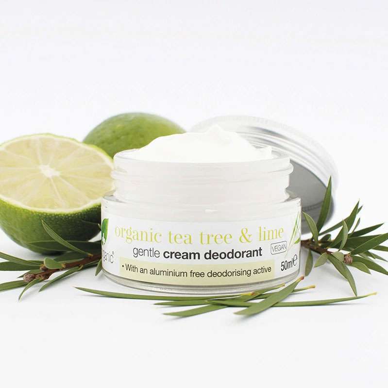 Tea Tree & Lime Gentle Cream Deodorant - Image 4