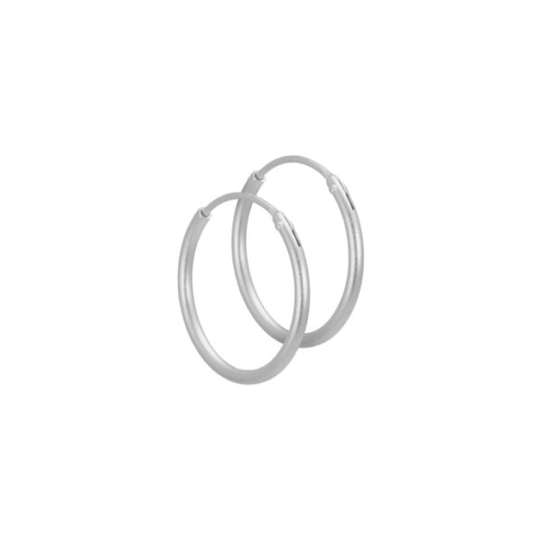 Hoops No. 16 Sandblást Silvur