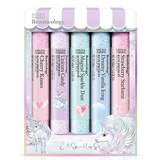 Beauticology Unicorn Bath Sprinkles Baðisalt Gávusett Reinfann