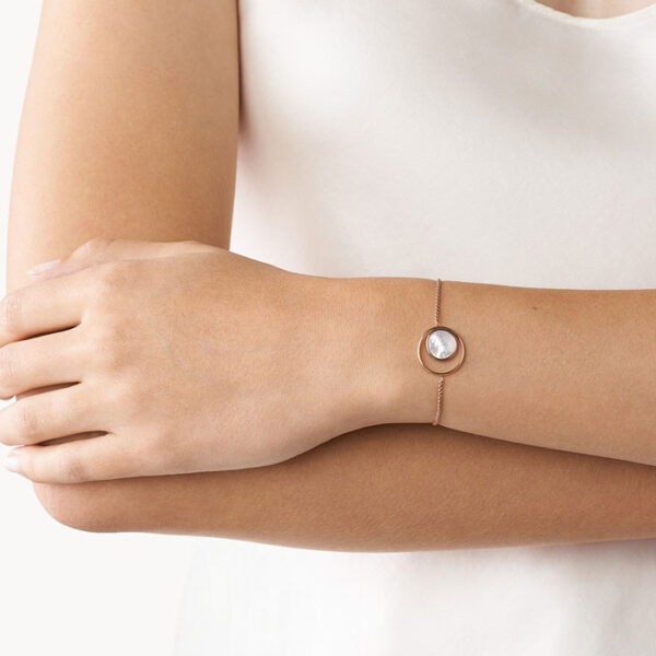 Agnethe Armband Rósugylt Stál - Image 2