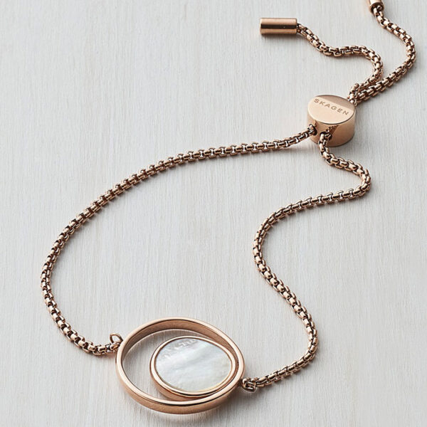 Agnethe Armband Rósugylt Stál - Image 3