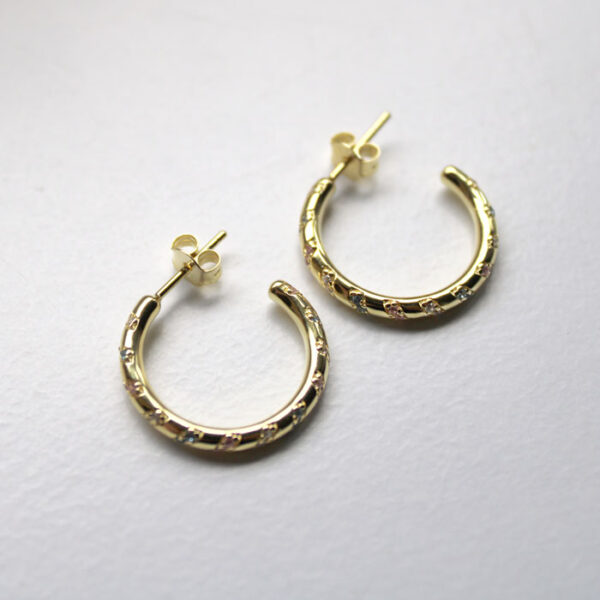 Helix Oyraringar 20 mm Gylt Silvur