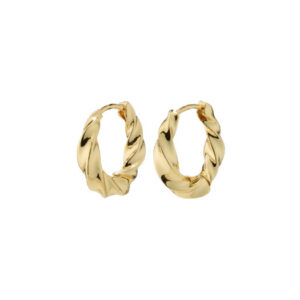 Taffy Swirl Hoop Oyraringar Medium Gylt