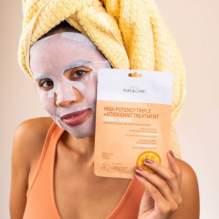 High Potency Triple Antioxidant Treatment Sheet Mask Reinfann