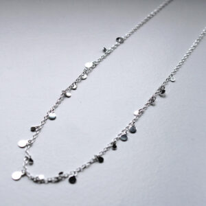 Elegant Hálsketa Silvur