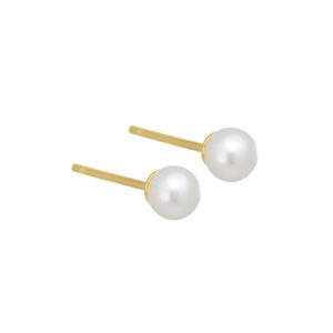 Lizzy Pearl Oyraringar 6 mm Gylt Silvur