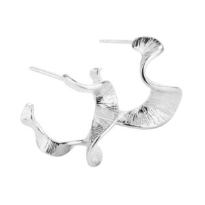 Rhumba Hoops Oyraringar Silvur 25 mm