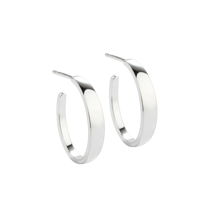 BB Hoops Oyraringar Silvur 20 mm - Reinfann
