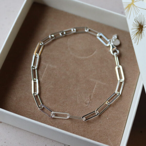 Mila Link Armband Silvur - Image 3