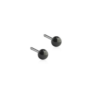 Black Ball Oyraringar Titanium 3 mm