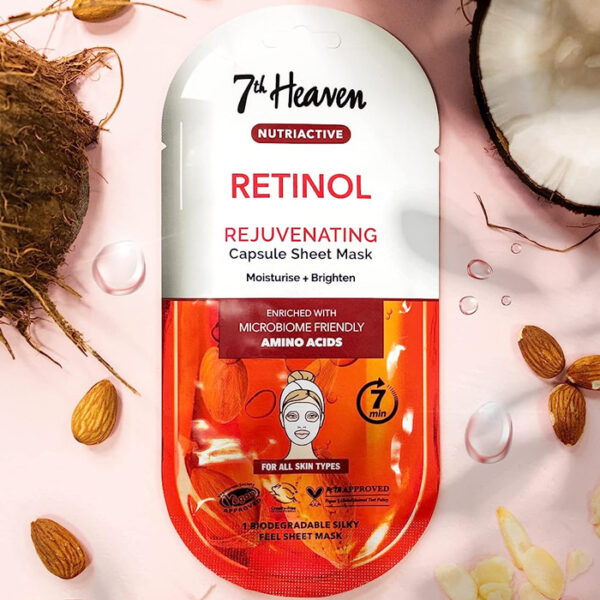 7th Heaven Capsule Sheet Mask Rejuvenating Retinol - Reinfann