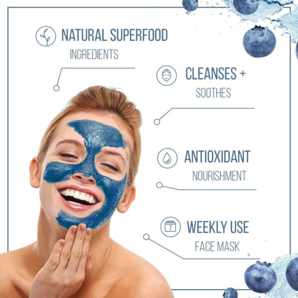 Superfood Blueberry Mud Mask - Image 3