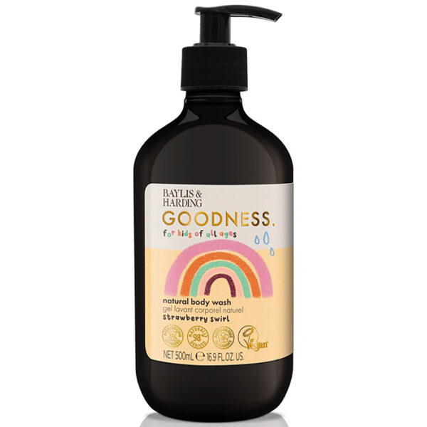 Goodness Kids Strawberry Swirl Natural Body Wash