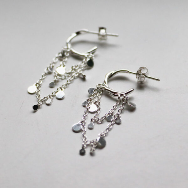 Elegant Hoops Oyraringar Silvur