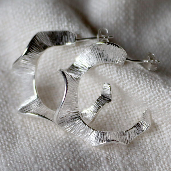 Rhumba Hoops Oyraringar Silvur 30 mm
