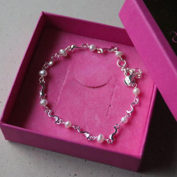 Rhumba Pearl Armband Silvur - Image 3