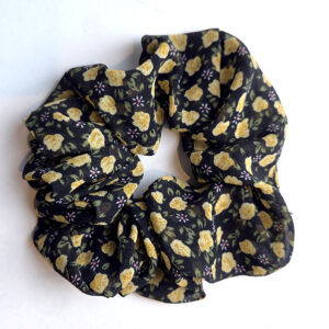 Scrunchie Hárlastikk Liberty Black