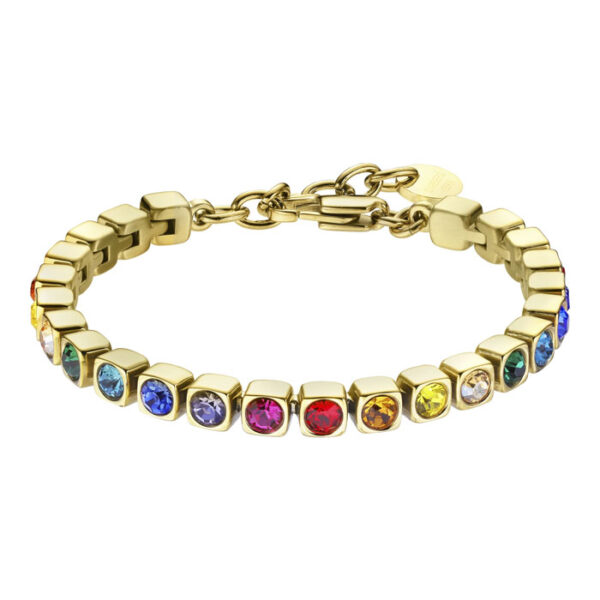 Cory Armband Rainbow Gylt Stál