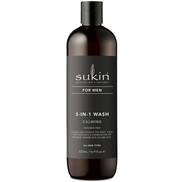 Sukin for Men 3-in-1 Wash Calming