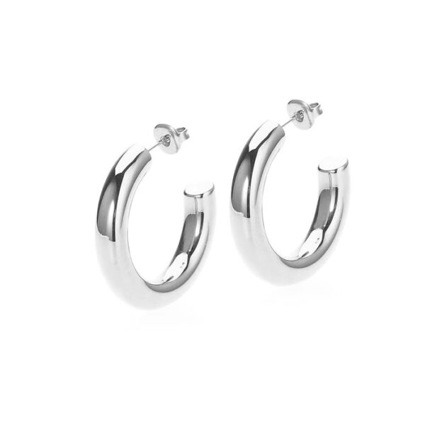 Aura Hoops Oyraringar Medium Stál