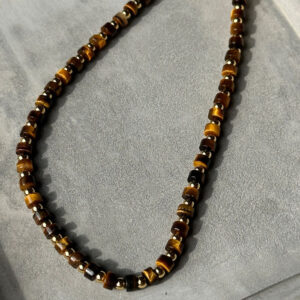 Tiger Eye Krystal Hálsketa