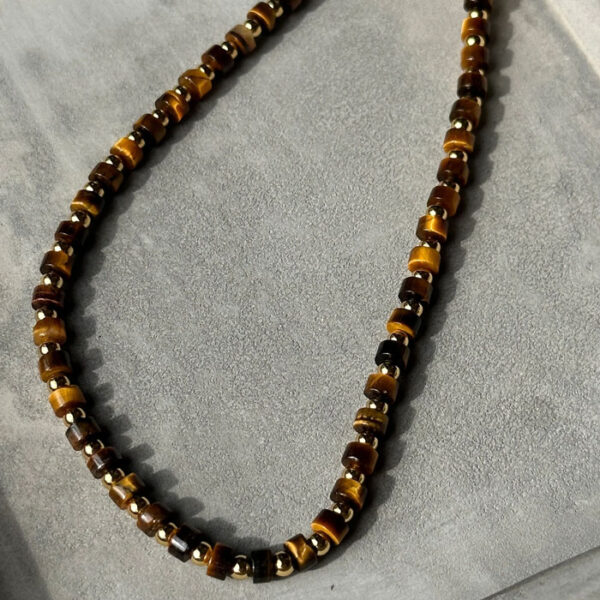 Tiger Eye Krystal Hálsketa