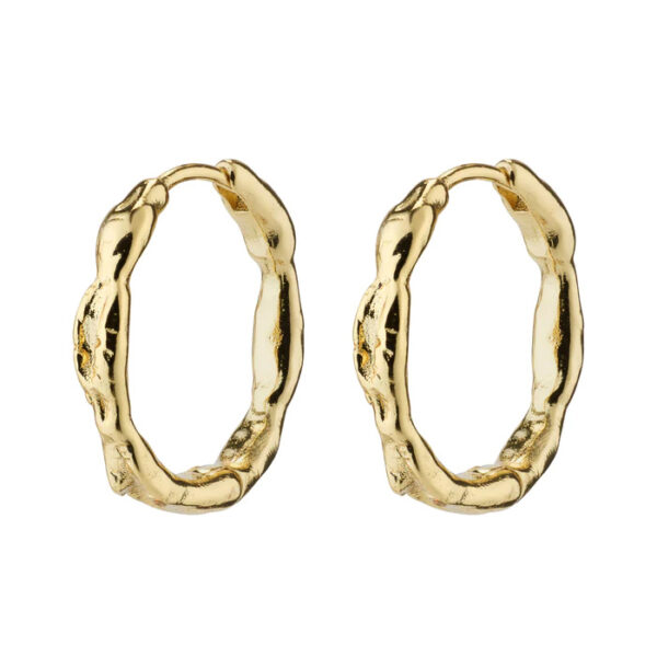 Eddy Hoops Medium Oyraringar Gylt