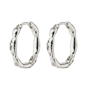 Eddy Hoops Medium Oyraringar Silvrað