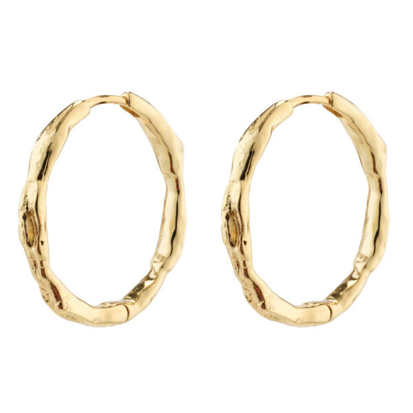 Eddy Hoops Large Oyraringar Gylt
