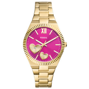 Scarlette Pink Gylt Stál Ur ES5325